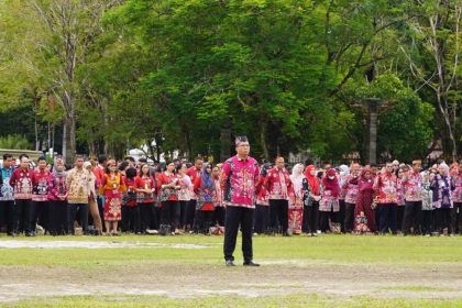 ASN dan Tenaga Kontrak Lingkup Prov Kalteng Laksanakan Apel Besar