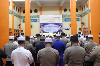 Wujudkan Kamseltibcar Lantas, Polres Tanah Laut Gelar Shalat Hajat dan Doa Bersama