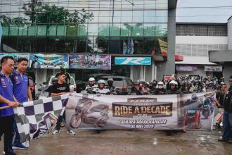 Yamaha Gelar Touring "NMAX Experience: Ride A Decade" Eksplor Alam Kalsel Penuh Tantangan