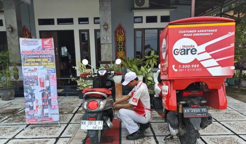 Trio Motor Hadirkan Layanan Honda Home Service