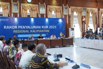Walikota Banjarmasin Hadiri Rakor Penyaluran KUR 2025 Regional Kalimantan