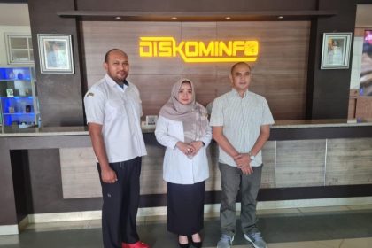 Dinas Komunikasi dan Informatika (Diskominfo) Provinsi Kalimantan Selatan (Kalsel) menerima kunjungan dari perwakilan Badan Intelijen Negara Daerah (BINDA) Kalsel, Banjarbaru, Rabu (4/6/2025). Foto : MC Kalsel