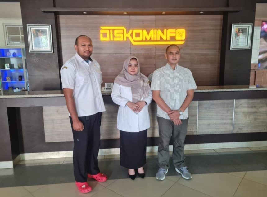 Dinas Komunikasi dan Informatika (Diskominfo) Provinsi Kalimantan Selatan (Kalsel) menerima kunjungan dari perwakilan Badan Intelijen Negara Daerah (BINDA) Kalsel, Banjarbaru, Rabu (4/6/2025). Foto : MC Kalsel