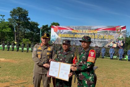 Kegiatan penutupan TMMD ke-124 ( dok foto Arsyad LK)