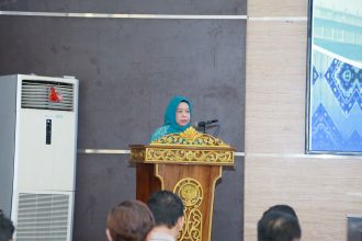 Kecamatan Marabahan menggelar Rembuk Stunting tingkat kecamatan di buka Ketua Tim Penggerak Pemberdayaan Kesejahteraan Keluarga (TP PKK) Kabupaten Barito Kuala Hj. Noor Hayati Bahrul Ilmi,Juma'at (20/6/2025) di Aula Mufakat, Kabupaten Barito Kuala