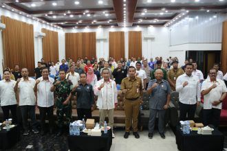 Teks foto//kegiatan Rakerkab KONI Tala ( dok foto Asep LK )