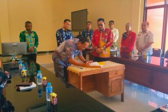 Pj Sekda Kapuas Saksikan Sertijab Kalaksa BPBD