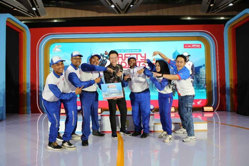 Trio Motor Raih Juara 3 Inovasi di Kompetisi Safety Riding Nasional