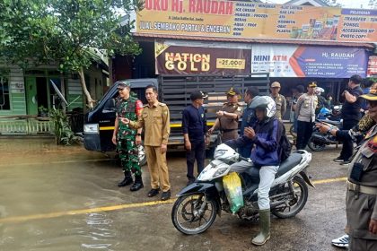 Pj Bupati Muhlis Tinjau Lokasi Banjir dan Serahkan Bantuan ke Warga Jambu