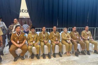 Pj Bupati Barut Hadiri Sarasehan Nasional Perkuat Ideologi Pancasila di Tengah Tantangan Global