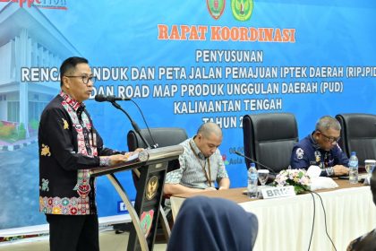 Bapperida Kalteng Gelar Rakor Penyusunan RIPJPID dan Road Map Produk Unggulan Daerah
