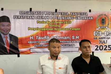 Anggota Komisi II DPRD Kalsel, H Taufik Rahman