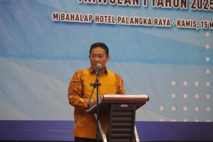 Wagub Kalteng Buka Rakordalev Triwulan I 2025