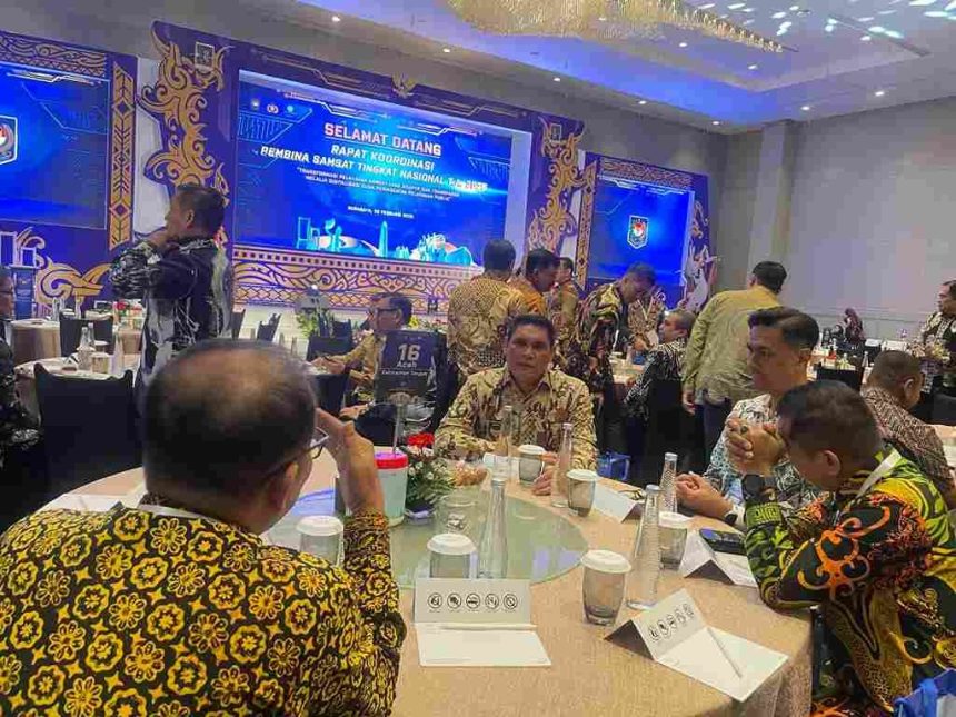 Bapenda Kalteng Hadiri Rakor Pembina Samsat Nasional 2025 di Surabaya