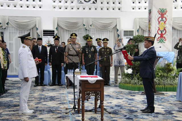 Gubernur Kalteng Lantik Indra Gunawan sebagai Pj Bupati Barito Utara