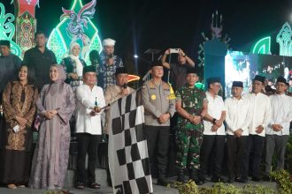 Gema Takbir Idulfitri 1446 H Meriahkan Bundaran Besar Palangka Raya