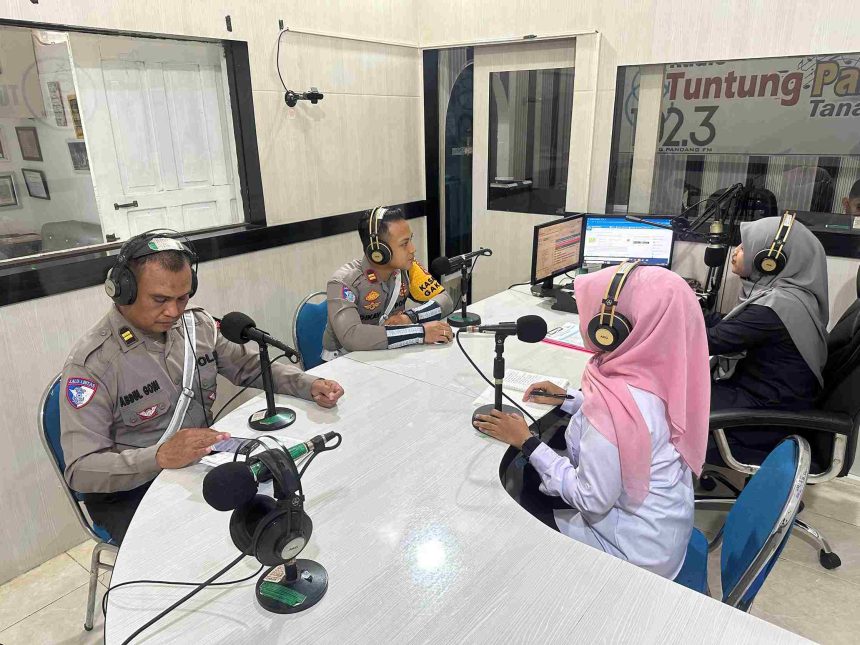 Kegiatan Satuan Lalu Lintas Polres Tanah Laut ( dok Humas Polres Tala)