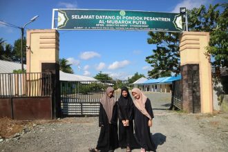 Ponpes Al-Mubarok di Sarang Halang Pelaihari ( dok Asep LK )
