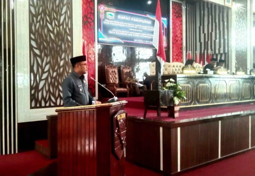 Wabup Kotabaru Sampaikan Nota Keuangan RAPBD-P 2025 Senilai Rp4,59 Triliun