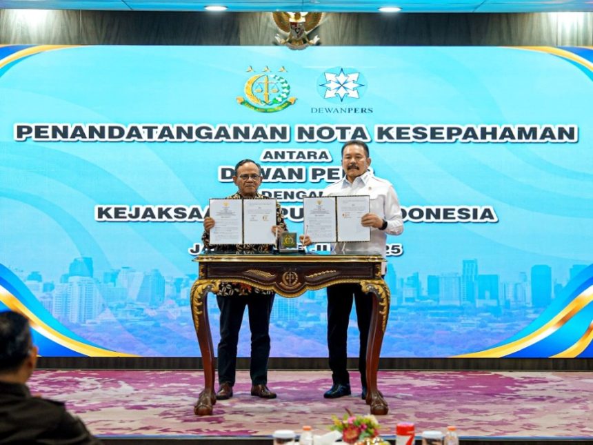 Dewan Pers dan Kejaksaan Agung Teken MoU