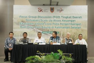 Pemkab Banjar Dukung Program Budidaya Padi Apung Inisiasi OJK Kalsel