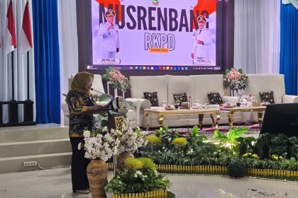 Ketua DPRD Kotabaru, Suwanti menghadiri Musrenbang RKPD tahun 2026. Foto by Humas DPRD Kotabaru