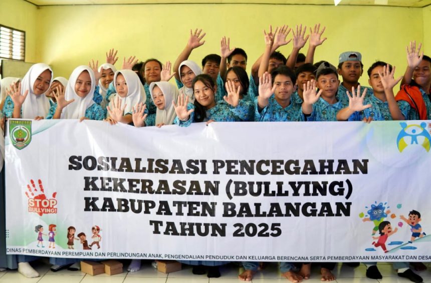Puluhan Siswa-Siswi SMA Negeri 1 Halong, ikuti Sosialisasi Bahaya Bullying. Foto: MC Balangan