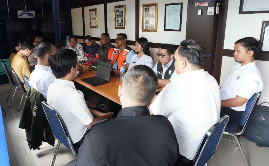 Rapat Koordinasi Persiapan OMC di Bandara Tjilik Riwut. Foto : Istimewa