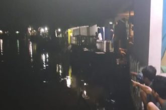 HMI Banjarmasin Jembatan Kampung Hijau Runtuh, Warga Butuh Jalan Darurat Juga Perlu Bantuan Bahan Pokok