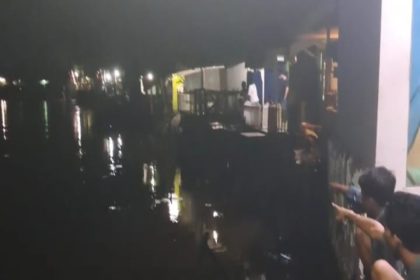 HMI Banjarmasin Jembatan Kampung Hijau Runtuh, Warga Butuh Jalan Darurat Juga Perlu Bantuan Bahan Pokok
