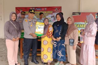 Polsek Tambang Ulang menggelar Gerakan Pangan Murah ( dok -Humas Polres Tala)