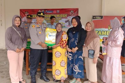 Polsek Tambang Ulang menggelar Gerakan Pangan Murah ( dok -Humas Polres Tala)