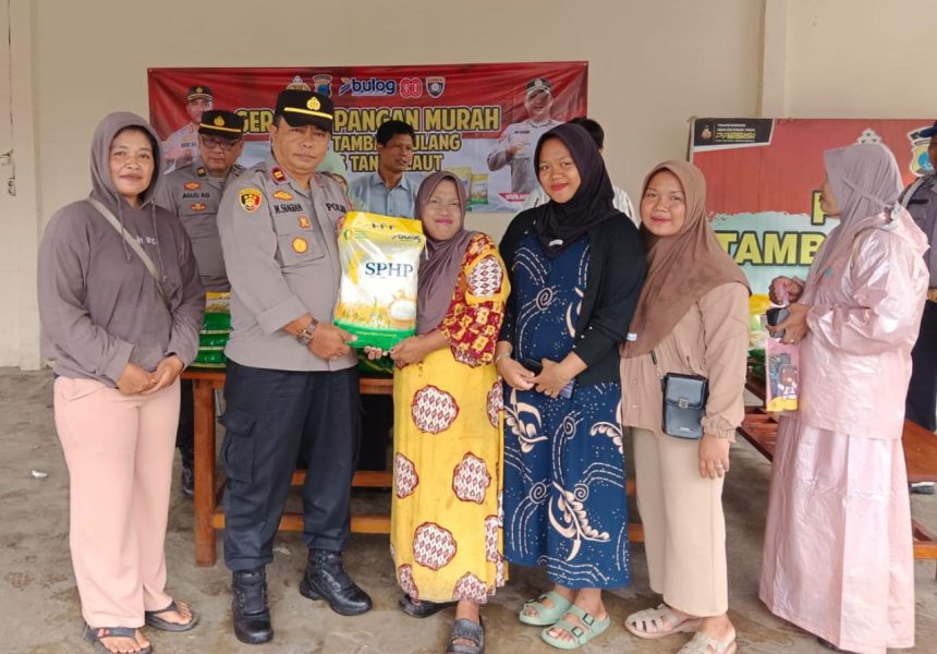 Polsek Tambang Ulang menggelar Gerakan Pangan Murah ( dok -Humas Polres Tala)
