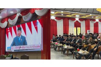 Bupati Tanah Laut Rahmat Trianto hadiri rapat paripurna DPRD ( dok Asep LK)
