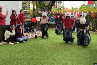 Acara 17 Agustus oleh Komunitas Perspektif. Foto: Amel/lenterakalimantan.com