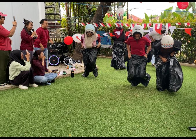 Acara 17 Agustus oleh Komunitas Perspektif. Foto: Amel/lenterakalimantan.com