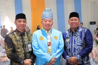 upati Barito Kuala H. Bahrul Ilmi, berhadir puncak perayaan Hari Jadi ke-75 Provinsi Kalimantan Selatan di Kawasan Perkantoran Gubernur Kalsel, Banjarbaru, Kamis (14/8/2025).