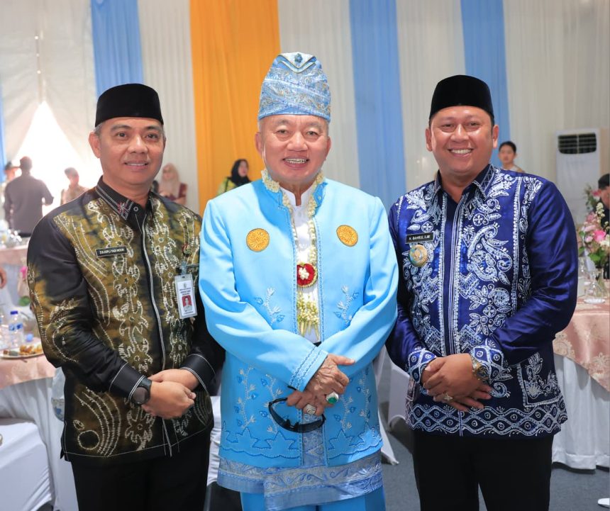 upati Barito Kuala H. Bahrul Ilmi, berhadir puncak perayaan Hari Jadi ke-75 Provinsi Kalimantan Selatan di Kawasan Perkantoran Gubernur Kalsel, Banjarbaru, Kamis (14/8/2025).