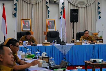 Pemerintah Provinsi Kalimantan Tengah saat mengikuti Rapat Dengar Pendapat (RDP) bersama Komisi II DPR RI yang membahas kemandirian fiskal daerah. Foto : Istimewa