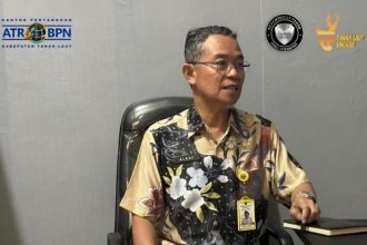 Kasi Penetapan dan Pendaftaran Hak BPN Tala, Alkaf. ( Dok foto kiriman)