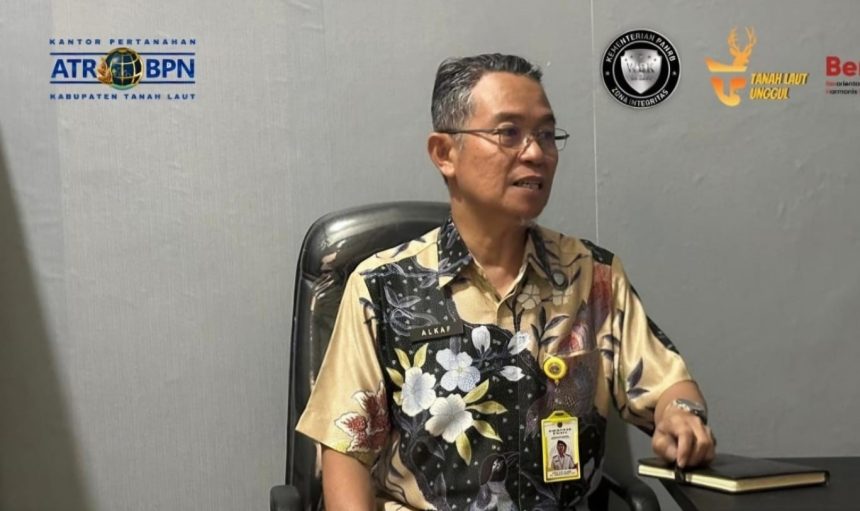 Kasi Penetapan dan Pendaftaran Hak BPN Tala, Alkaf. ( Dok foto kiriman)