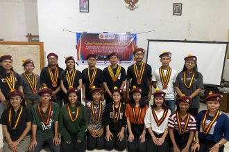 Perhimpunan Mahasiswa Katolik Republik Indonesia (PMKRI) Cabang Palangka Raya. Foto: Antonius Sepriyono/lenterakalimantan.com