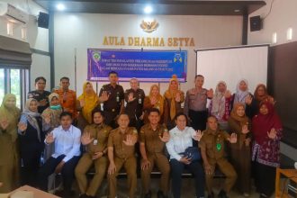 Lintas sektoral Sub Kluster Pencegahan dan Penanganan Kekerasan Berbasis Gender dalam Bencana Sumber Foto: MC Balangan