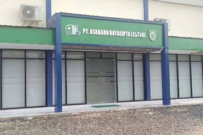Kantor PT Asabaru Dayacipta Lestari. Foto: Istimewa