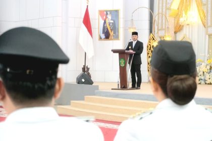 Angela–Suhuk Resmi Pimpin Mahulu, Gubernur Rudy Mas’ud Titip Amanah Antikorupsi dan Pembangunan