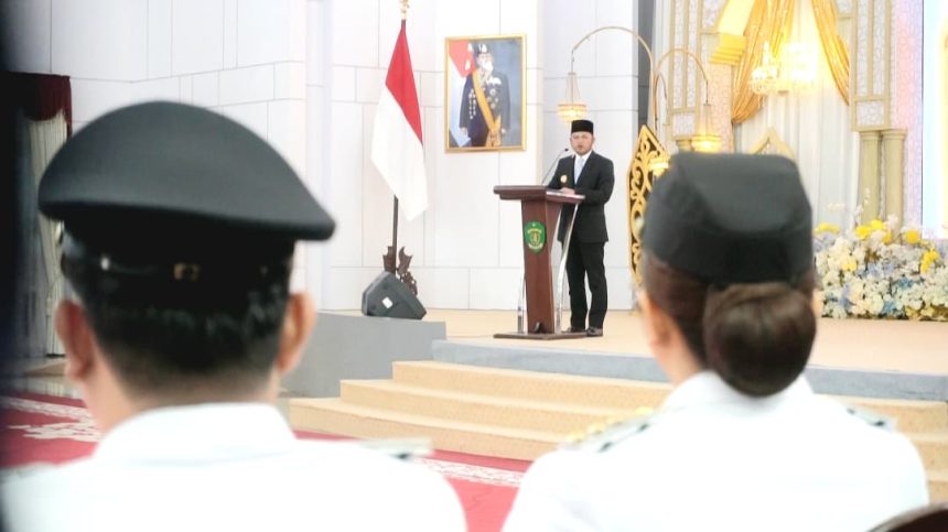 Angela–Suhuk Resmi Pimpin Mahulu, Gubernur Rudy Mas’ud Titip Amanah Antikorupsi dan Pembangunan