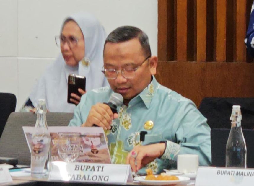 Bupati Tabalong, H Muhammad Noor Rifani memberikan paparan RDTR. Foto: Diskominfo Tabalong