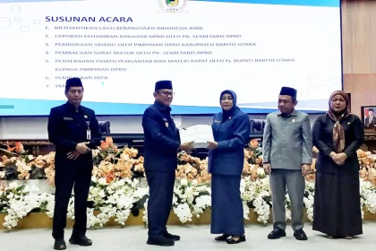 Pj Bupati Barito Utara Sampaikan Raperda Pertanggungjawaban APBD 2024
