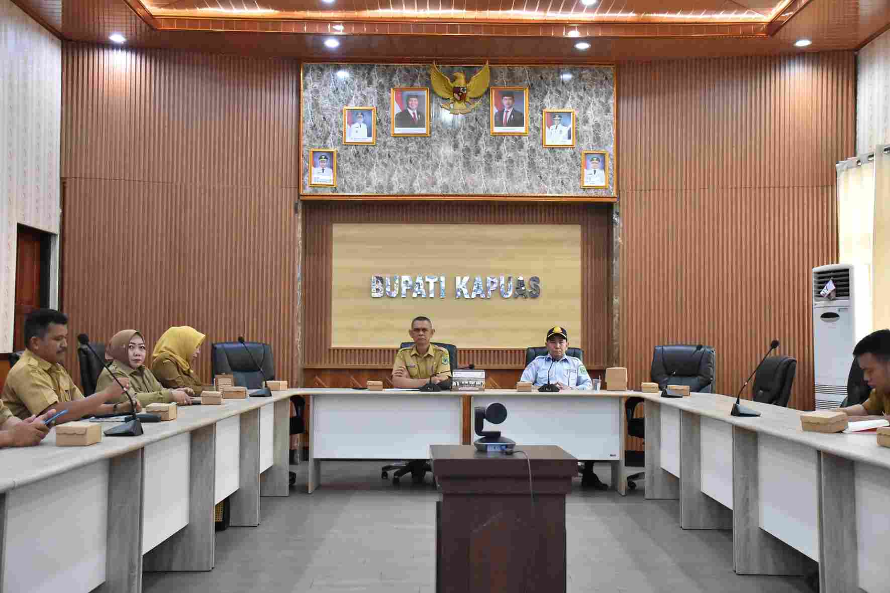 Pemkab Kapuas Ikuti Rakor Pengendalian Inflasi Bersama Kemendagri