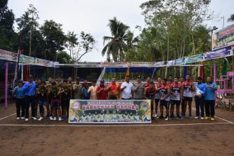 Wabup Kapuas Buka Turnamen Bola Voli Laskar TBN Cup II 2025 di Pulau Petak